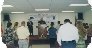 First Service in New Building